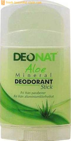 Minerálne dezodoranty: prehľad a recenzie