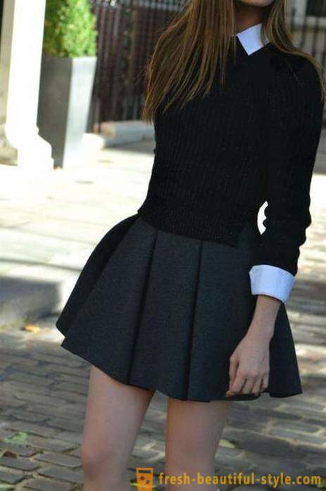 Školský sukne pre teenagerov: modely, štýly. Škola módy pre dospievajúcich