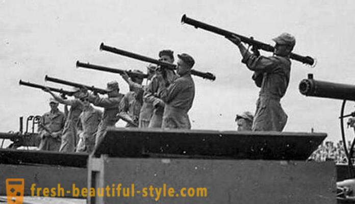 Americké zbrane z druhej svetovej vojny a moderné. Americký pušky a pištole
