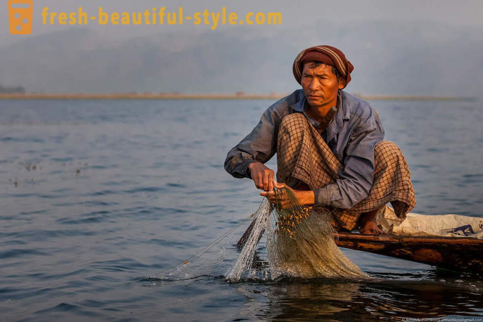 Rybárčenie na Inle