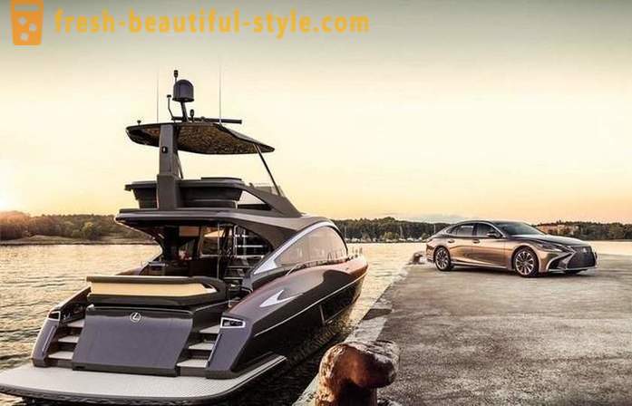 Luxusné jachty s automobilového dizajnu