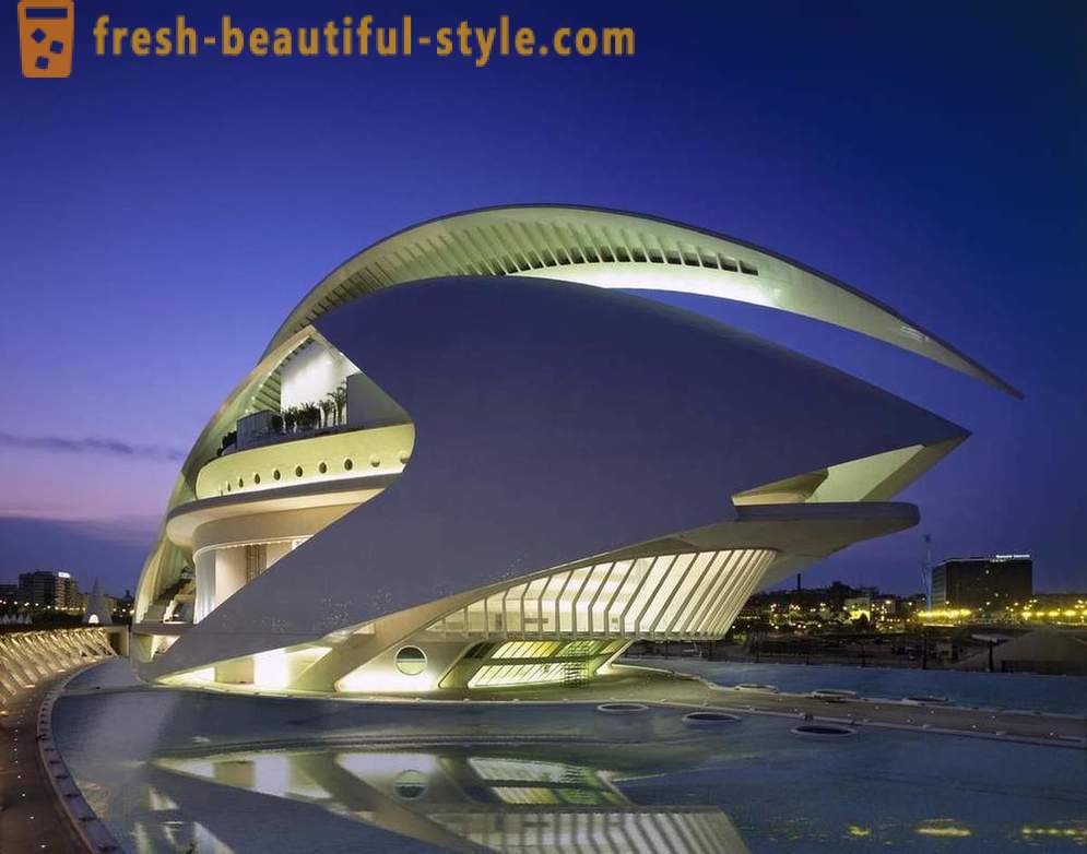 Mimoriadna architektúra opery vo Valencii