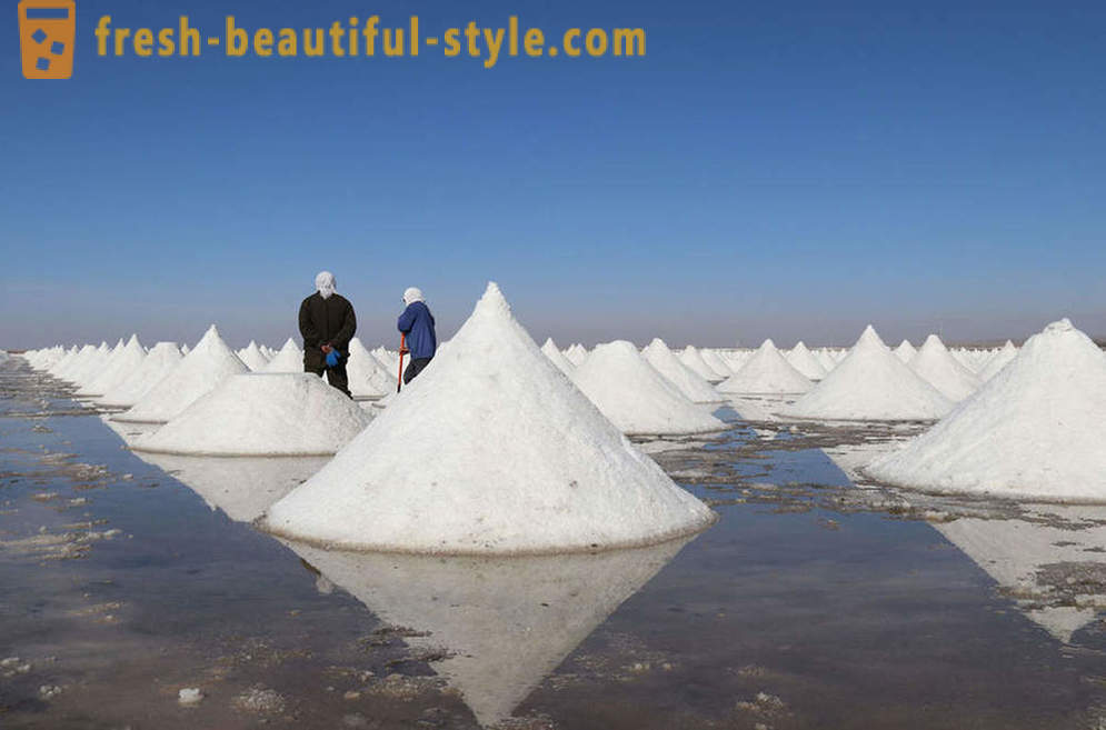 Miesta, kde sa ťaží soľ, vo fotografiách