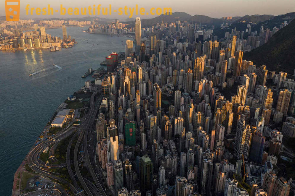 Hong Kong výškové vo fotografiách