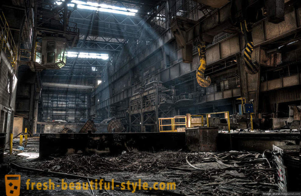 Prechádzka opustené továrne v Belgicku