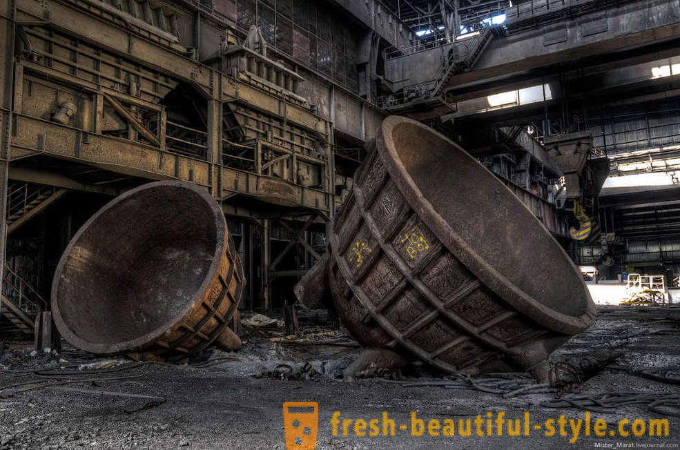 Prechádzka opustené továrne v Belgicku