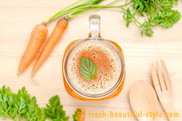7 dôvodov, prečo pridať k strave chutné a zdravé mrkvová šťava