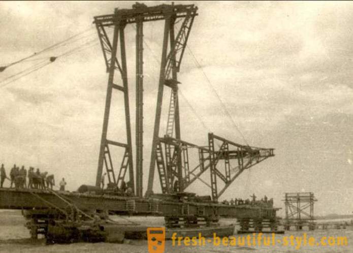 Crimean most, ktorý bol postavený v ZSSR