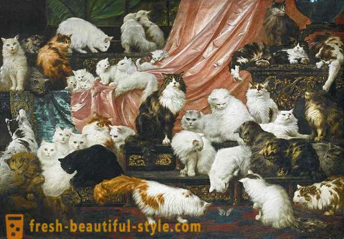 Top 6 najdrahšie obrazy s mačkami