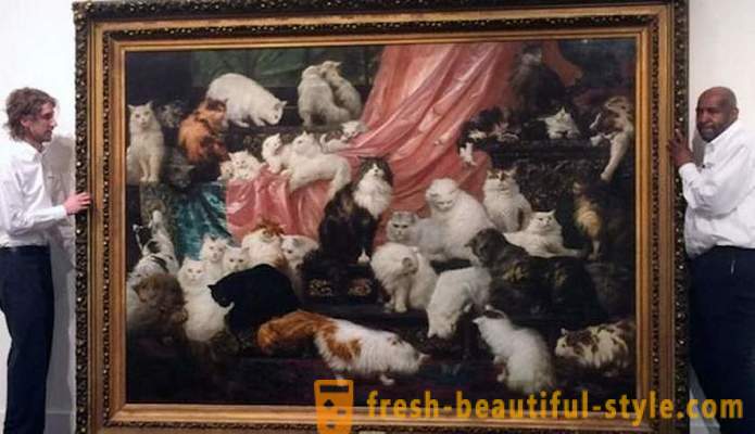 Top 6 najdrahšie obrazy s mačkami