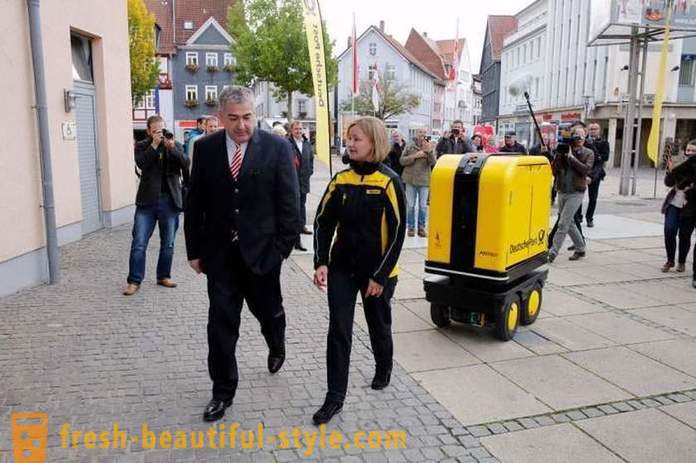 V Nemecku sme vytvorili robot-asistent pošte a kuriérov