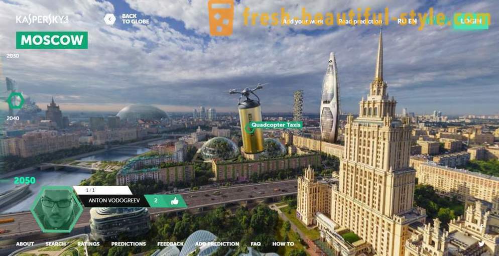 Čo sa Moskva v roku 2050