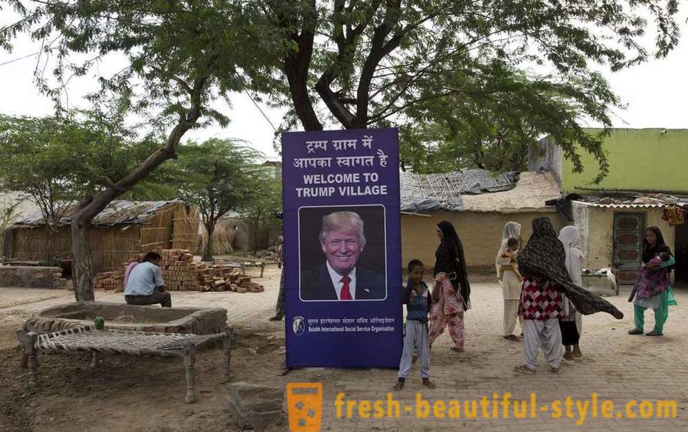 Village byť pomenoval podľa Trumpa výmenou za toalety