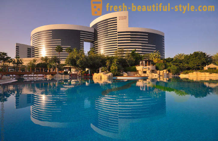 Chodiť na luxusnom hoteli Grand Hyatt Dubai