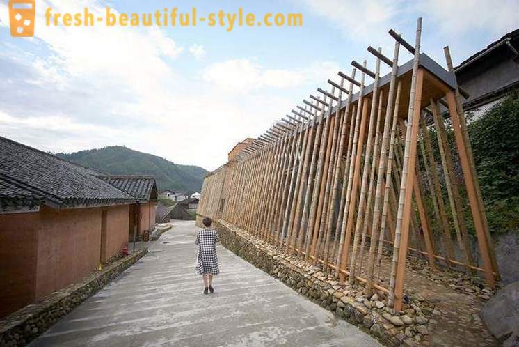 Čína vybudovala mesto bambusu
