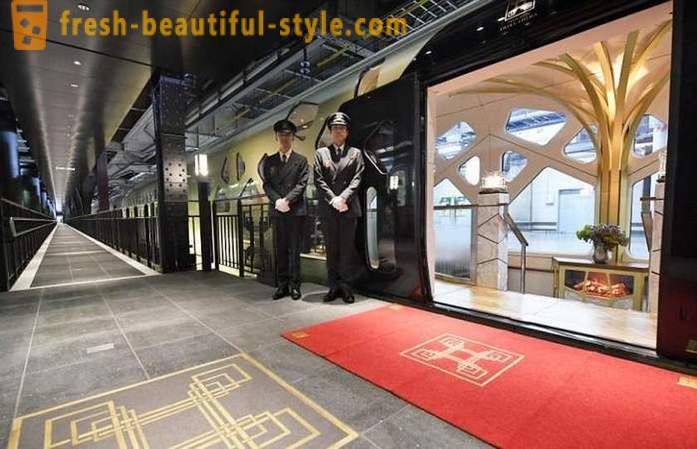Shiki-Shima - jedinečná japonská luxusný vlak