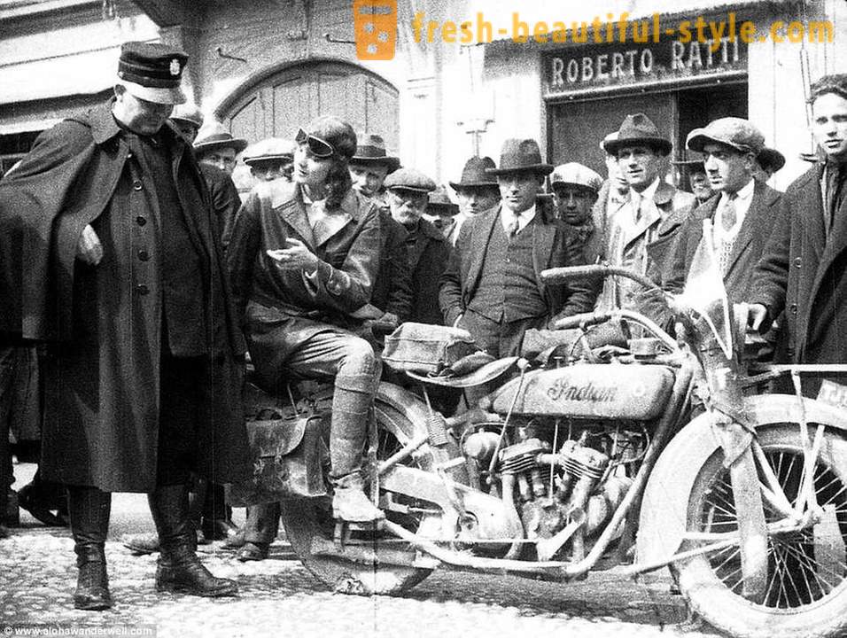 Indiana Jones v sukni: prvá žena riadiť okolo 80 krajinách v roku 1920