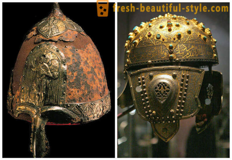 Knightly oblečenie, gladiátorské masky, vojenské prilby a podobne všetkých čias