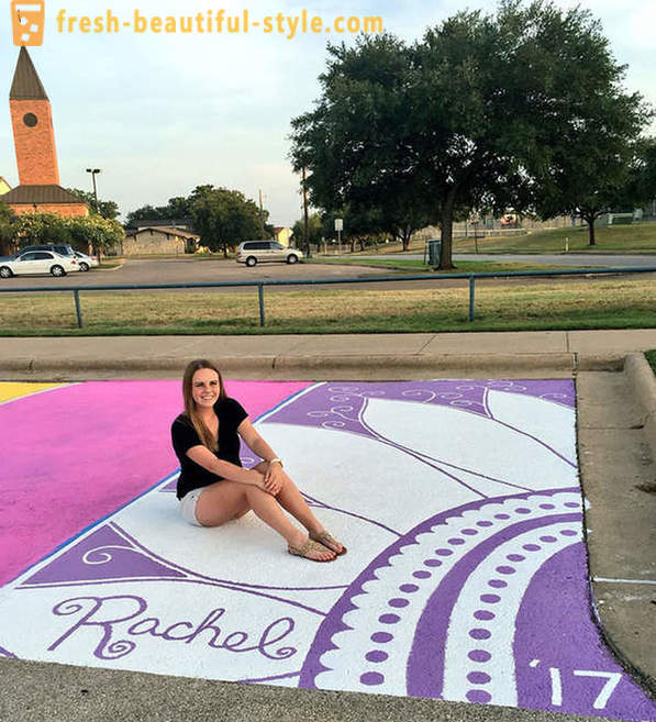 Americkí študenti smeli maľovať svoje vlastné parkovacie miesto