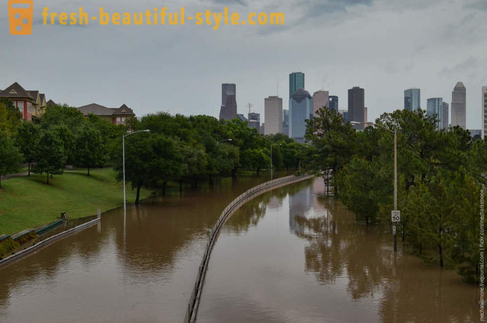 Historické povodne v Houstone