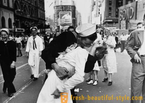 Náboženské kiss zachytený na fotografický film