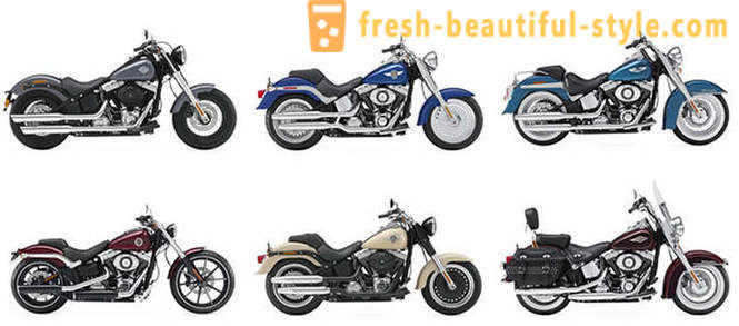Rôzne modely motocyklov od Harley-Davidson?