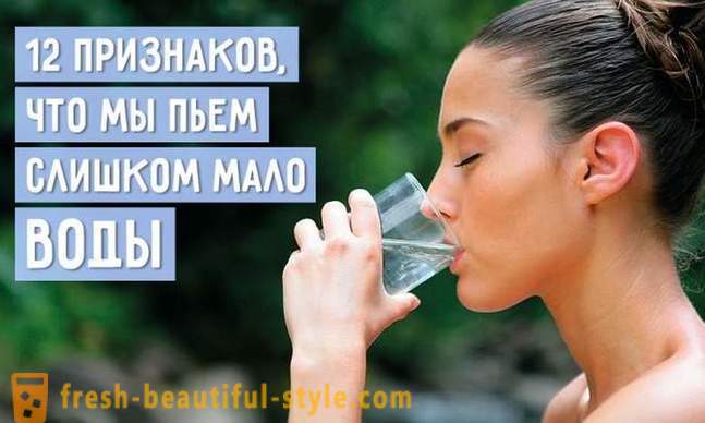 12 znamenie, že pijú príliš málo vody