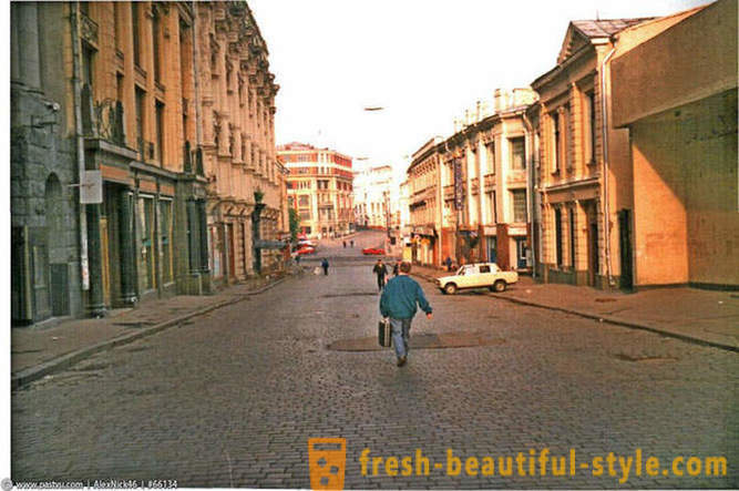 Chôdza v Moskve v roku 1995