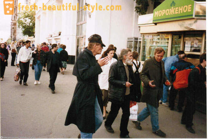Chôdza v Moskve v roku 1995