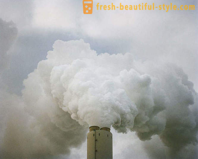 Priemyselné emisie krása