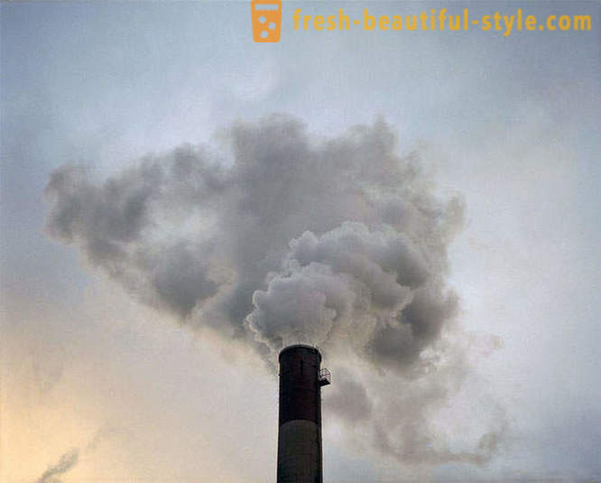Priemyselné emisie krása