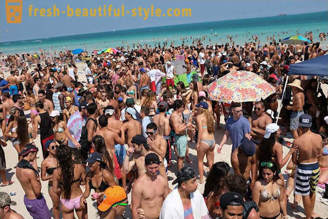 Ako americkí študenti trávia svoju dovolenku v Miami
