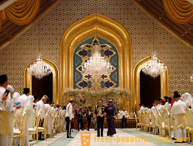 Luxusné svadobné budúceho sultána Bruneja