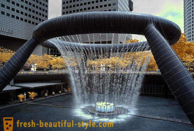 Najveľkolepejšie a neobvyklé fontány svet