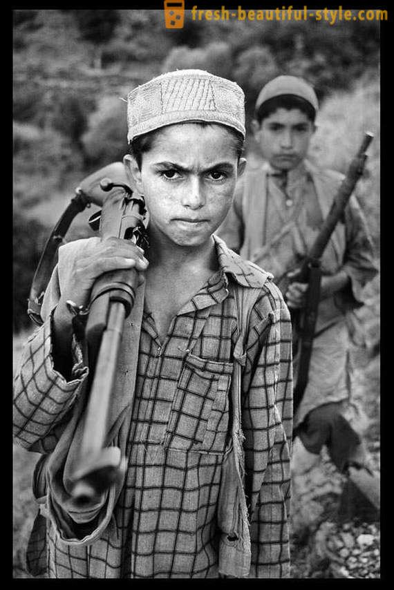 Afganistan optikou Steve McCurry