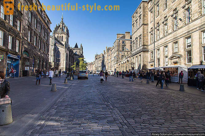Prechádzka okolo Edinburgh