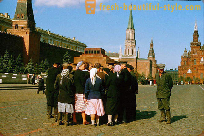 Moskva, 1956, vo fotografiách Jacques Dyupake
