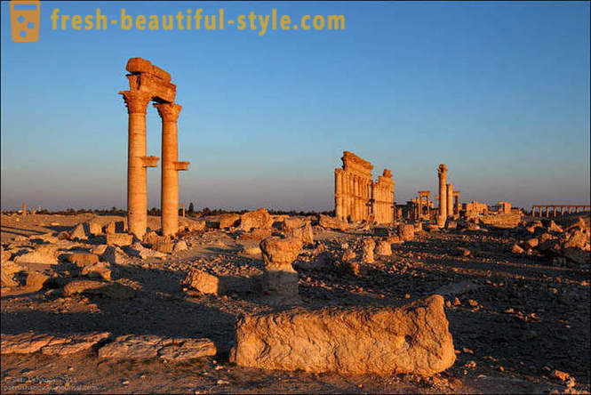 Palmyra - veľké mesto v púšti