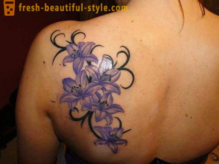 Tetovanie lily - hodnota a umiestnenie aplikácie