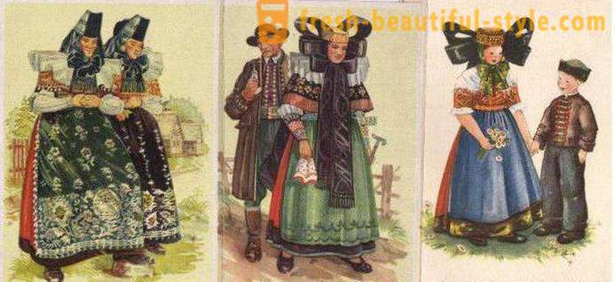 Nemecké národné kroje pre ženy, mužov aj deti. etnické odevy