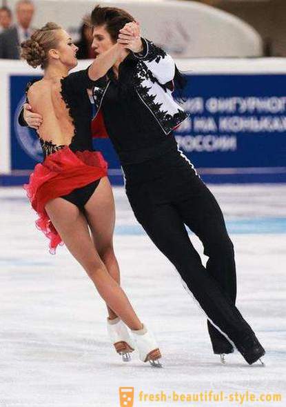 Alexander Stepanov: talentovaný korčuliar a krásne dievča