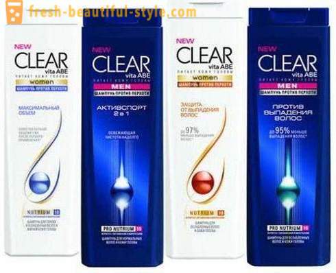 Šampón Clear Vita Abe: zloženie, typy a hodnotenie zákazníkov
