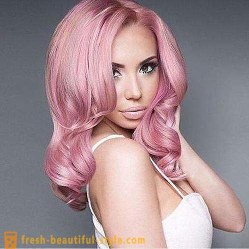 Ružové vlasy: ako dosiahnuť požadované farby?