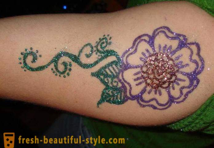 Dočasné tetovanie po dobu 3 mesiacov bez použitia henna a jeho aplikácie