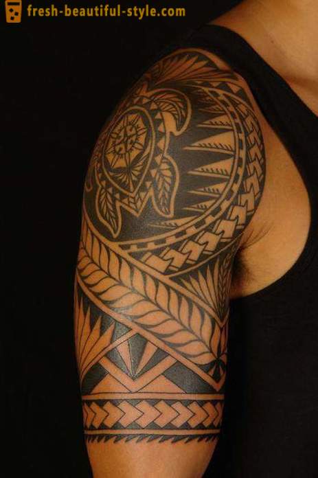 Aké sú tetovanie na mužovej ramene?