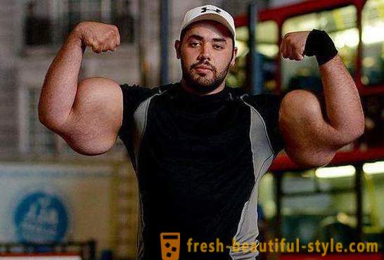 Najväčší biceps na svete patrí ku komu?