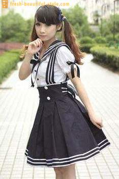 Japonský školské uniformy ako módny trend