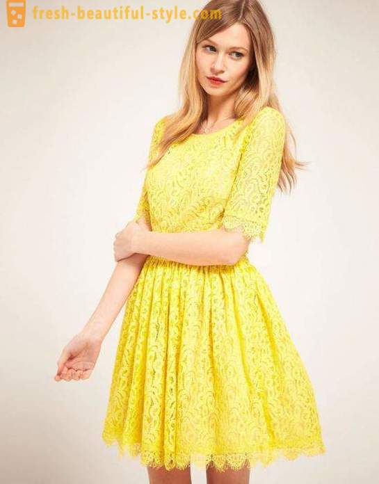 Yellow Dress: Možnosti pre jar a leto