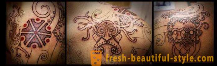 Slavic mužskej tetovanie na paži