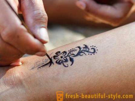 Henna tetovanie. Ako vyrobiť dočasné henna tetovanie